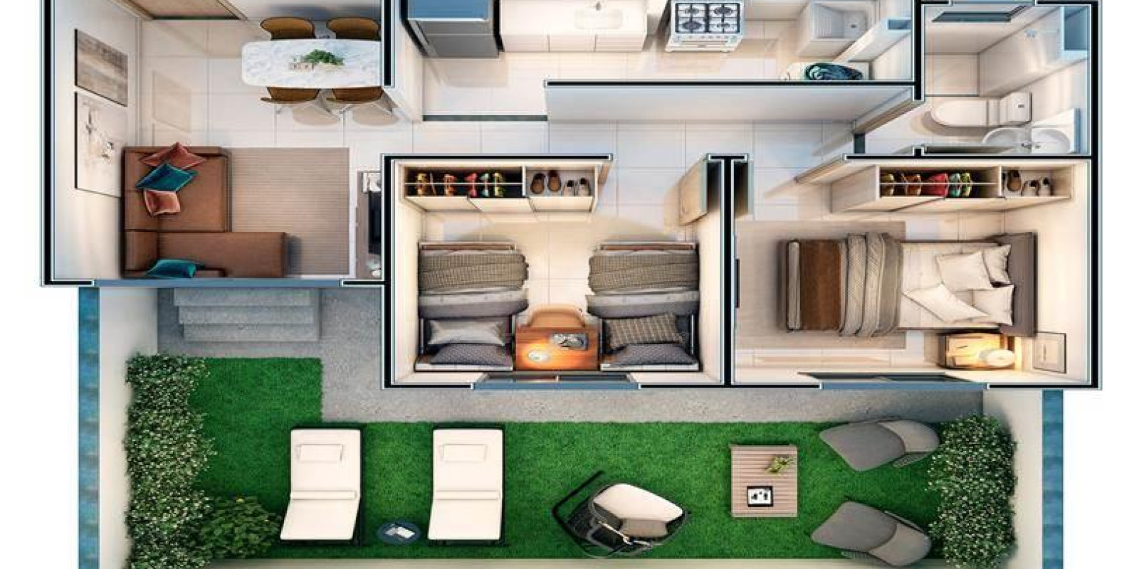 Apartamentos na Região de Campo Grande - Foto 1 de 9